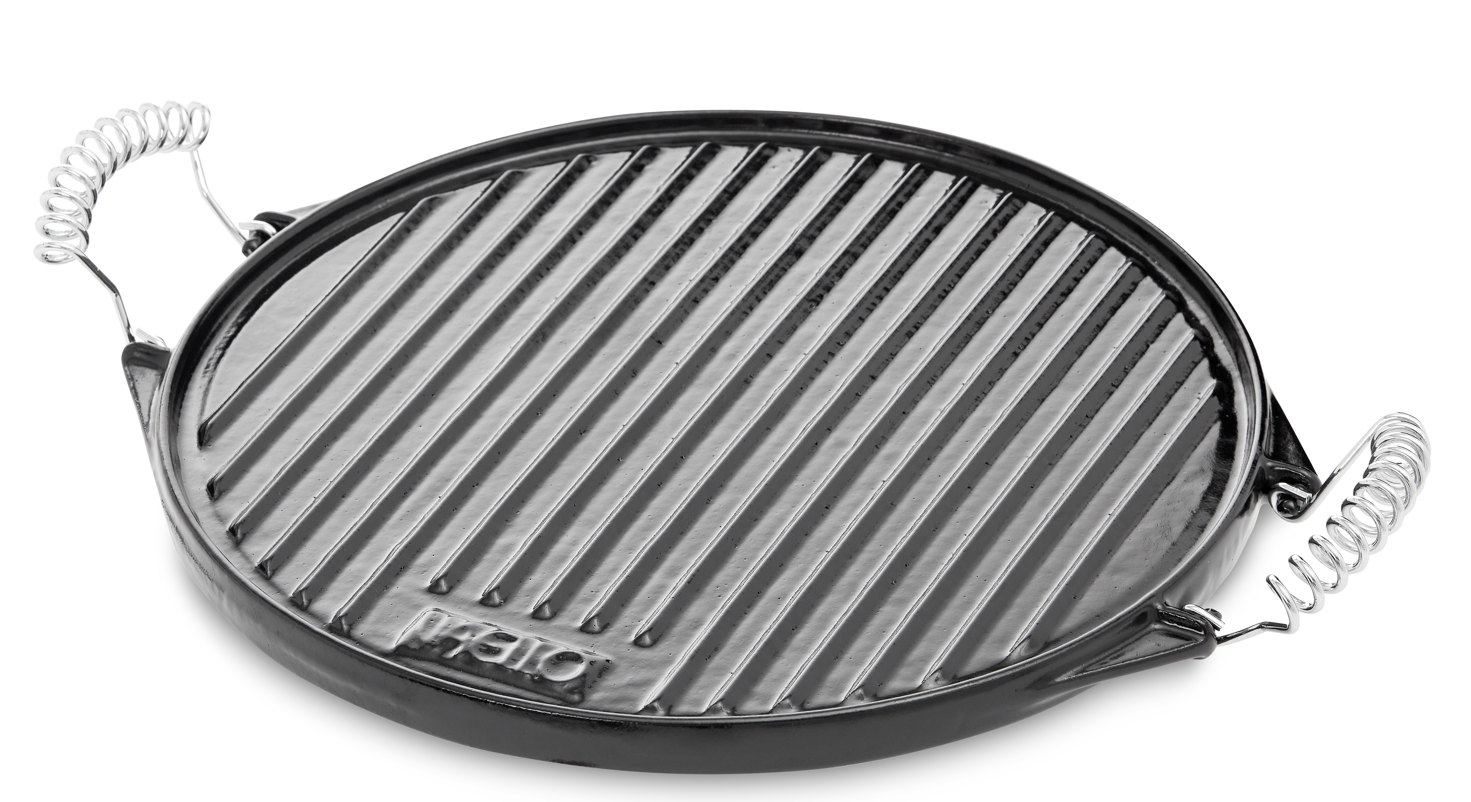Vaello Enameled Round Cast Iron Griddle - 32cm