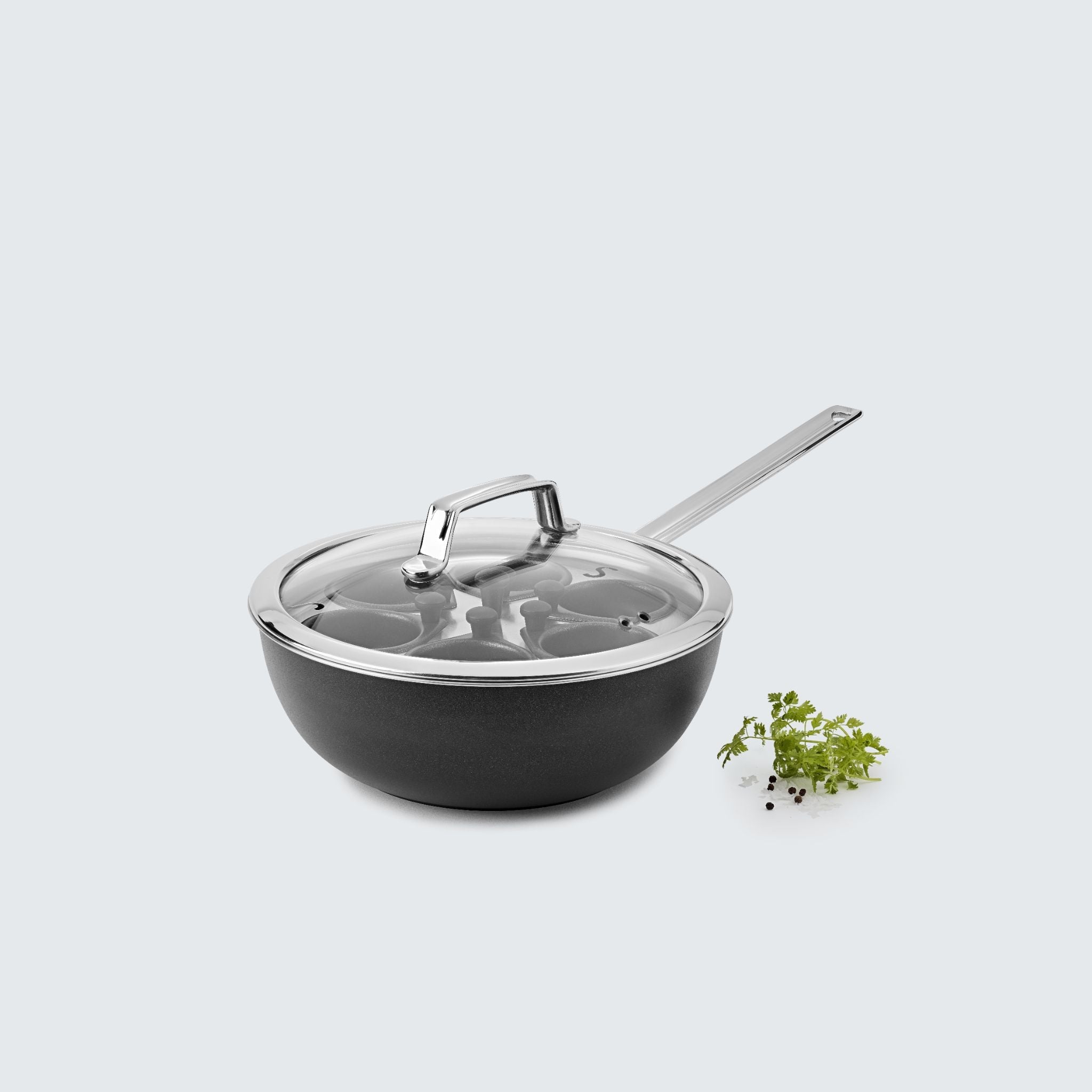 SCANPAN TechnIQ Glass Lid 22cm