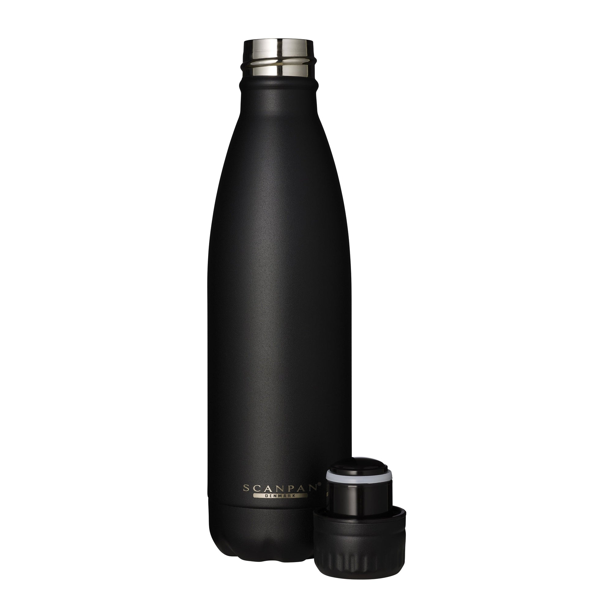 SCANPAN To Go 500ml Bottle - Charcoal Black