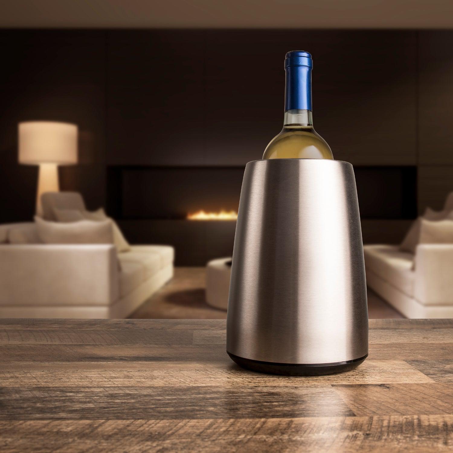 Vacu Vin Active Cooler Wine Elegant Stainless Steel