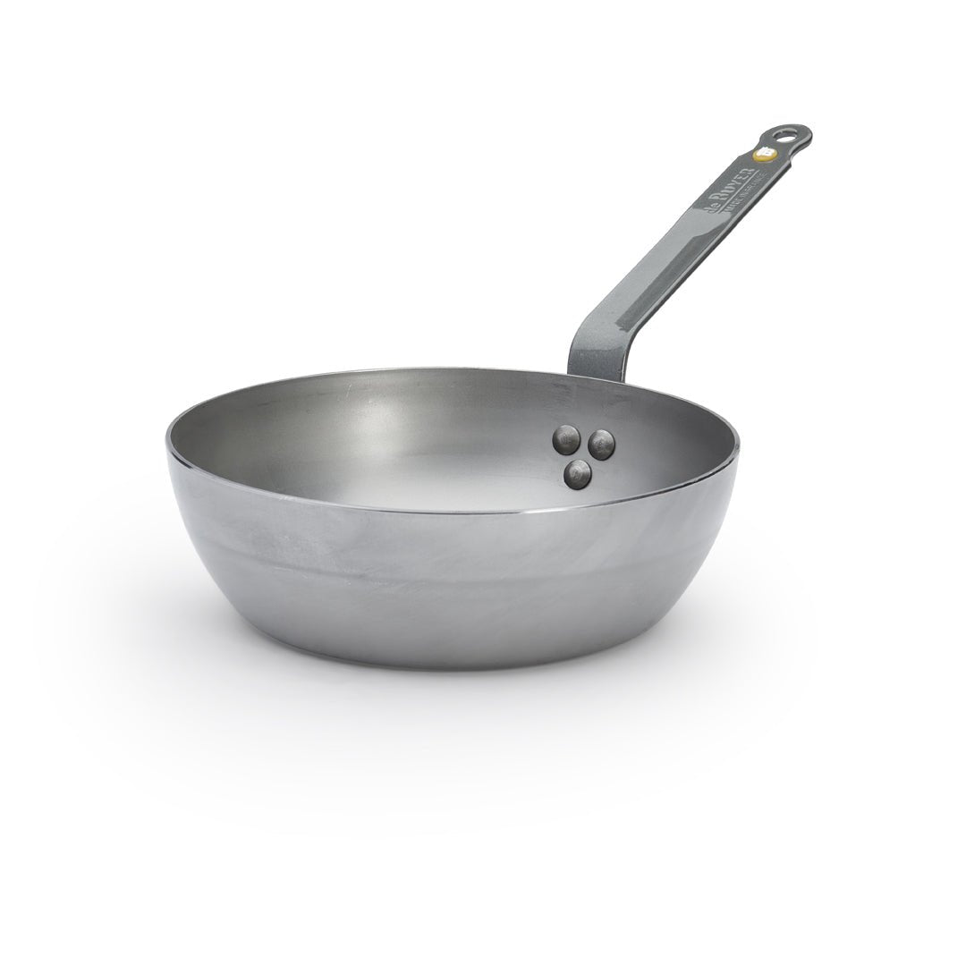 De Buyer Mineral B 24cm Deep Country Pan - Simmer and Slice