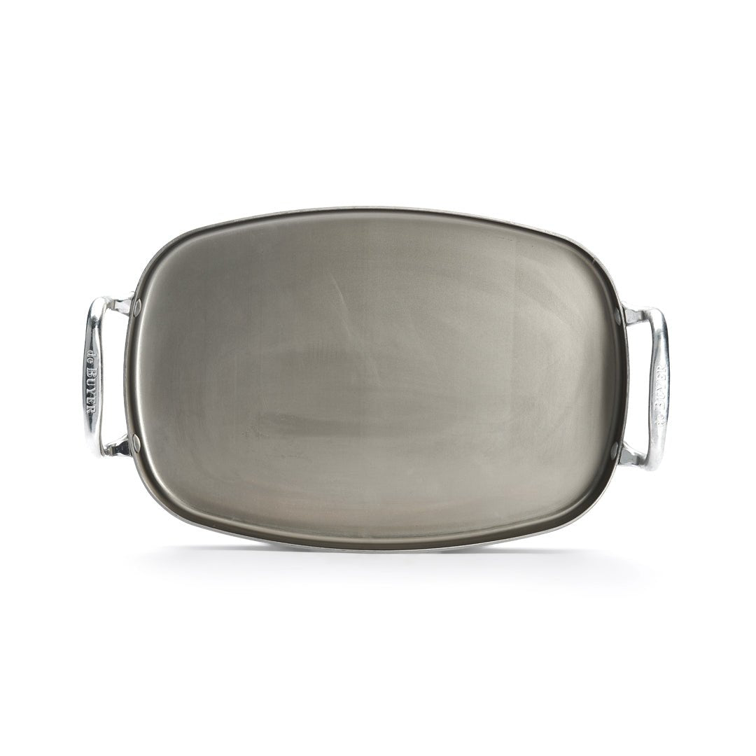 De Buyer Mineral B 38cm Rectangular Plancha Pan - Simmer and Slice