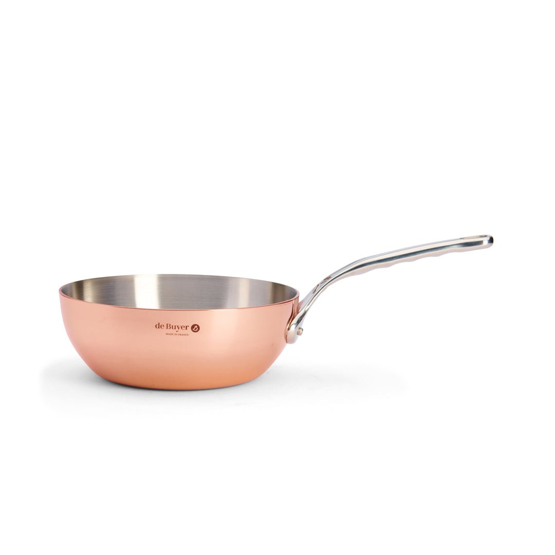 De Buyer Prima Matera 20cm Conical Saute Pan | Steel Handle - Simmer and Slice
