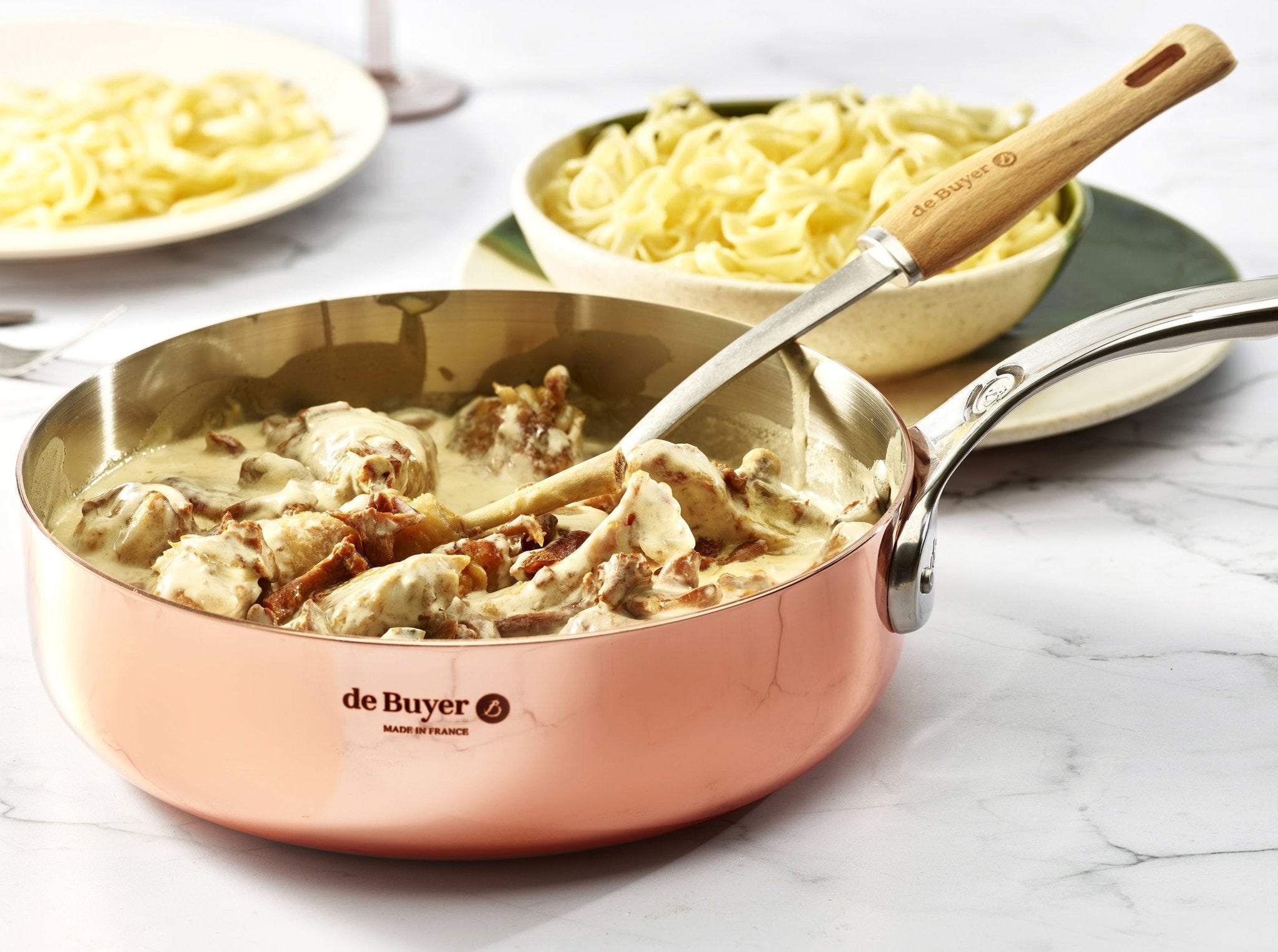 De Buyer Prima Matera 24cm Saute Pan | Steel Handle - Simmer and Slice