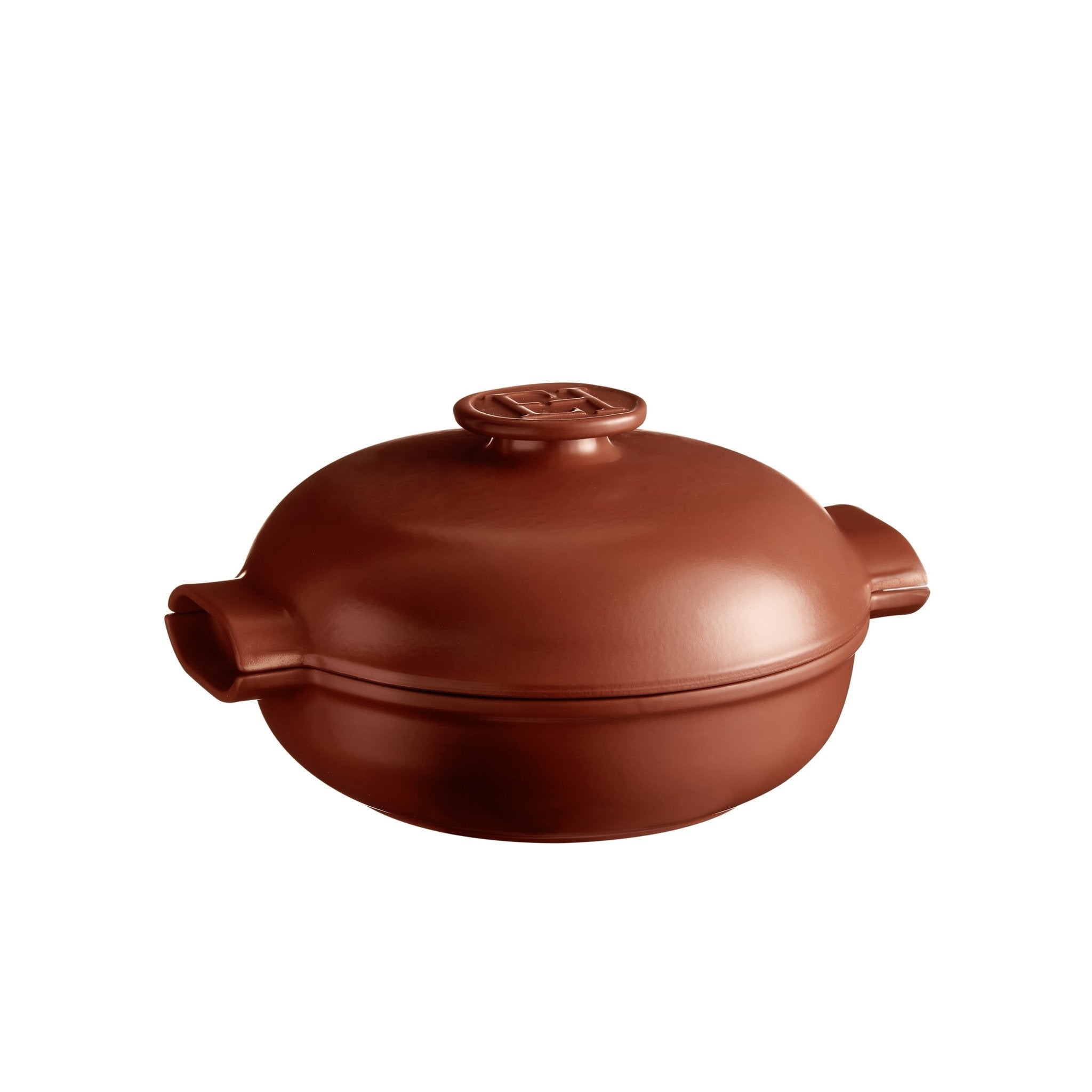 Emile Henry Delight Braiser With Lid 2.5L - Sienna - Simmer and Slice