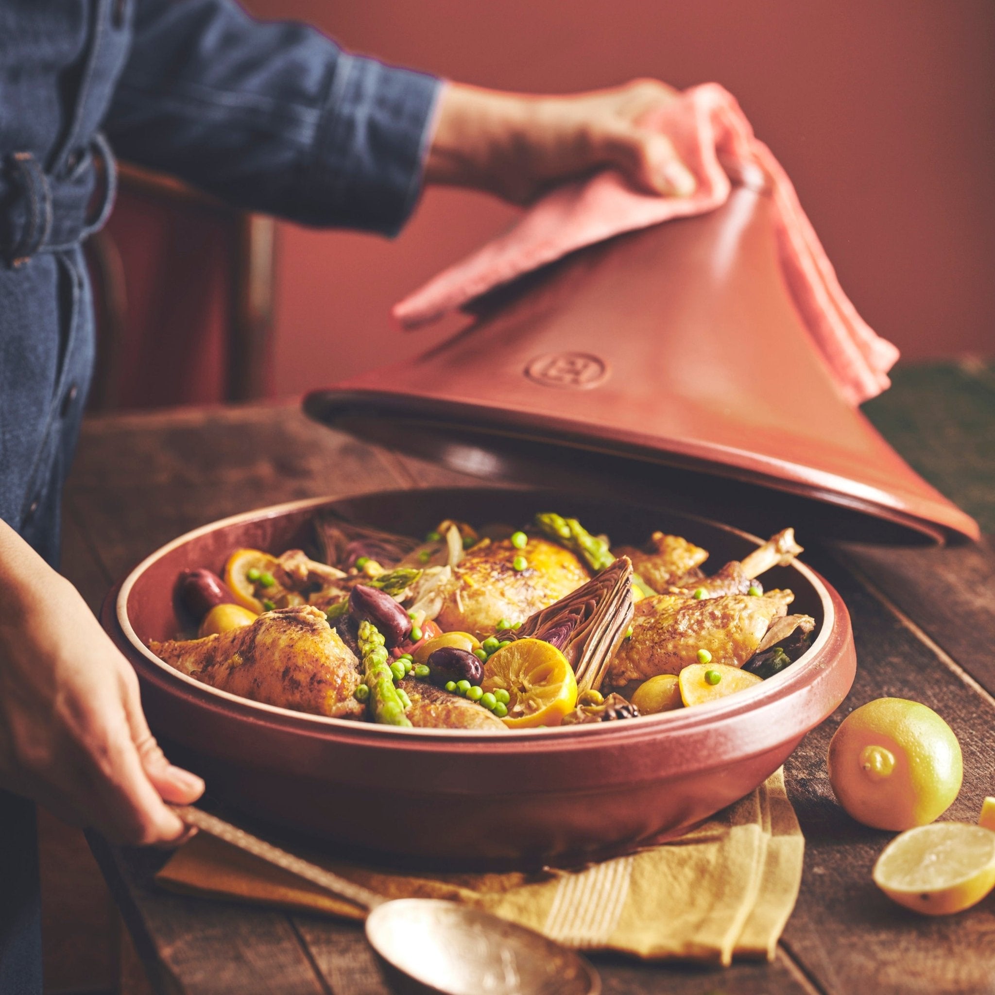 Emile Henry Delight Tagine 26cm - Sienna - Simmer and Slice