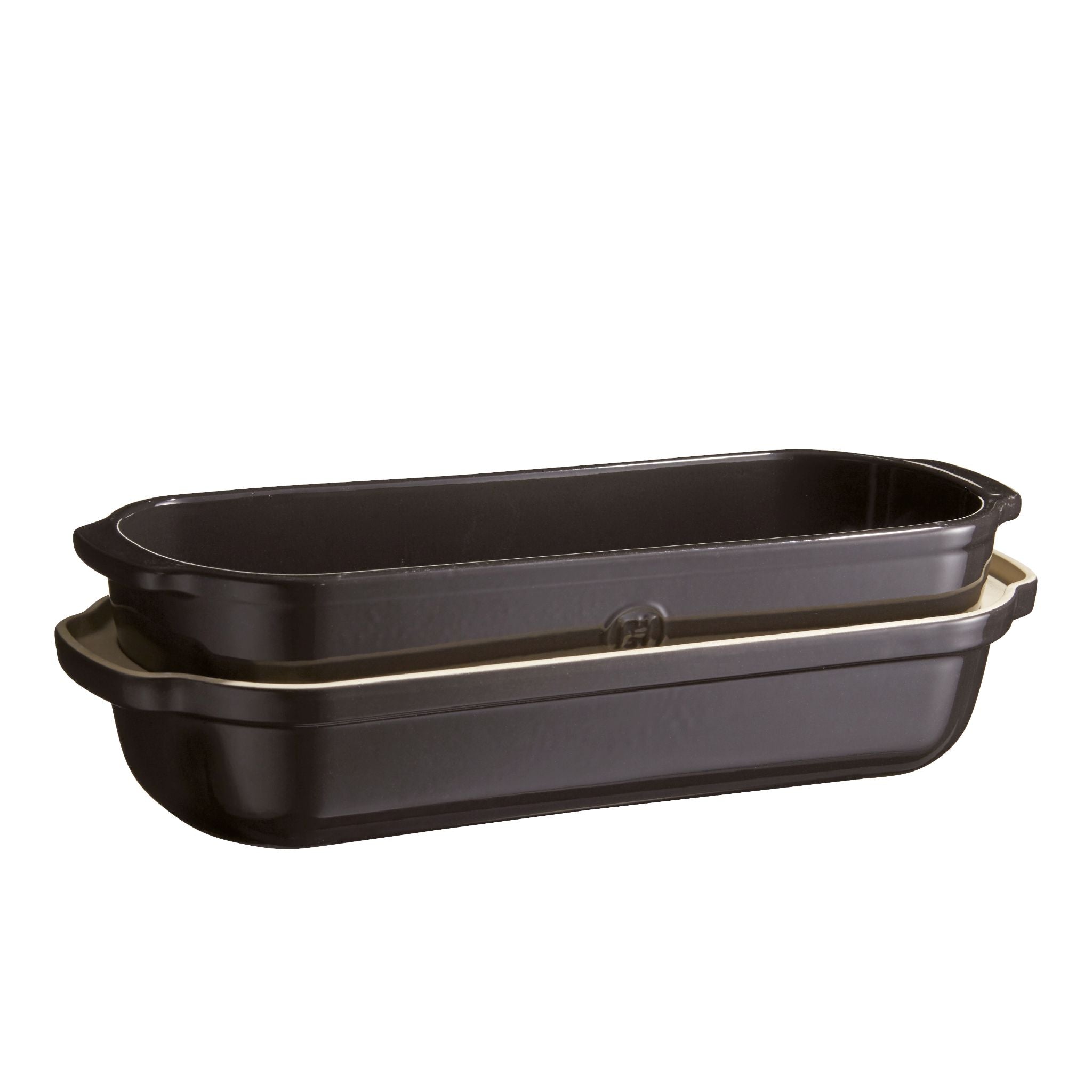 Emile Henry Large Bread Loaf Baker Charcoal 39cm x 16.5cm - Simmer and Slice