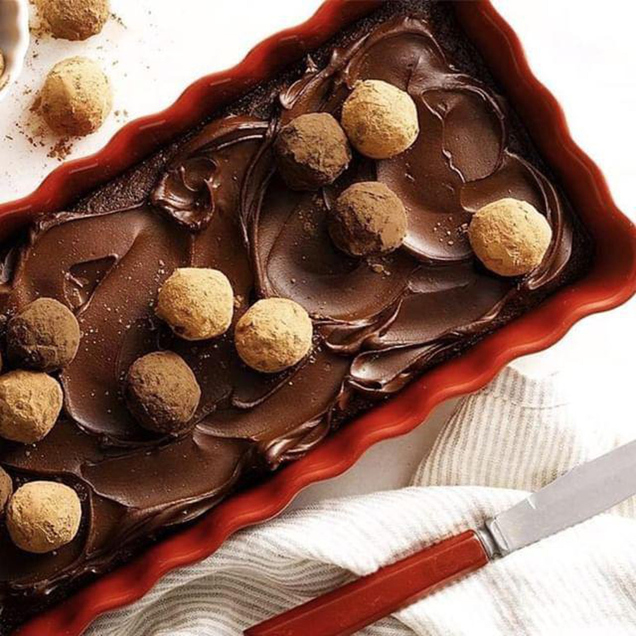 Emile Henry Slim Rectangular Tart Dish Clay - Simmer and Slice