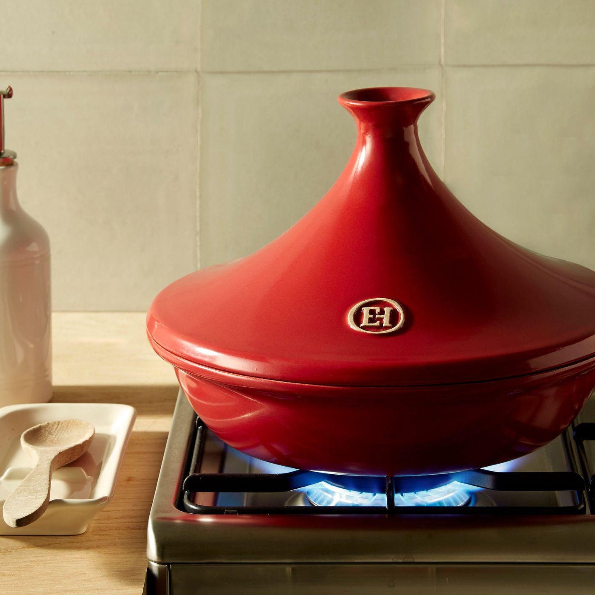 Emile Henry Tagine Burgundy 32cm - Simmer and Slice
