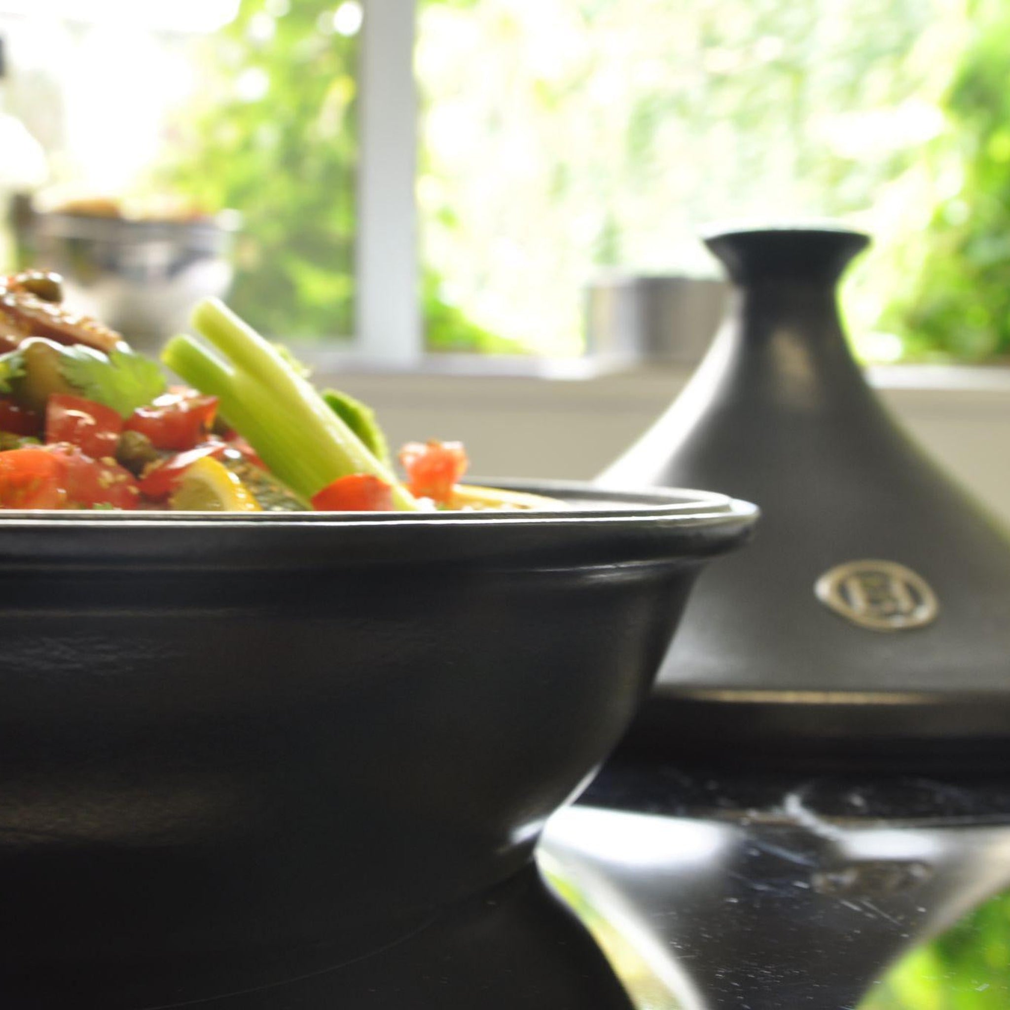 Emile Henry Tagine Charcoal 32cm - Simmer and Slice