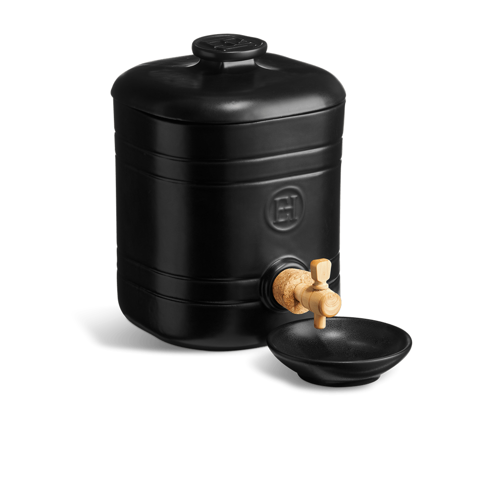 Emile Henry Vinegar Pot - Black Truffle - Simmer and Slice