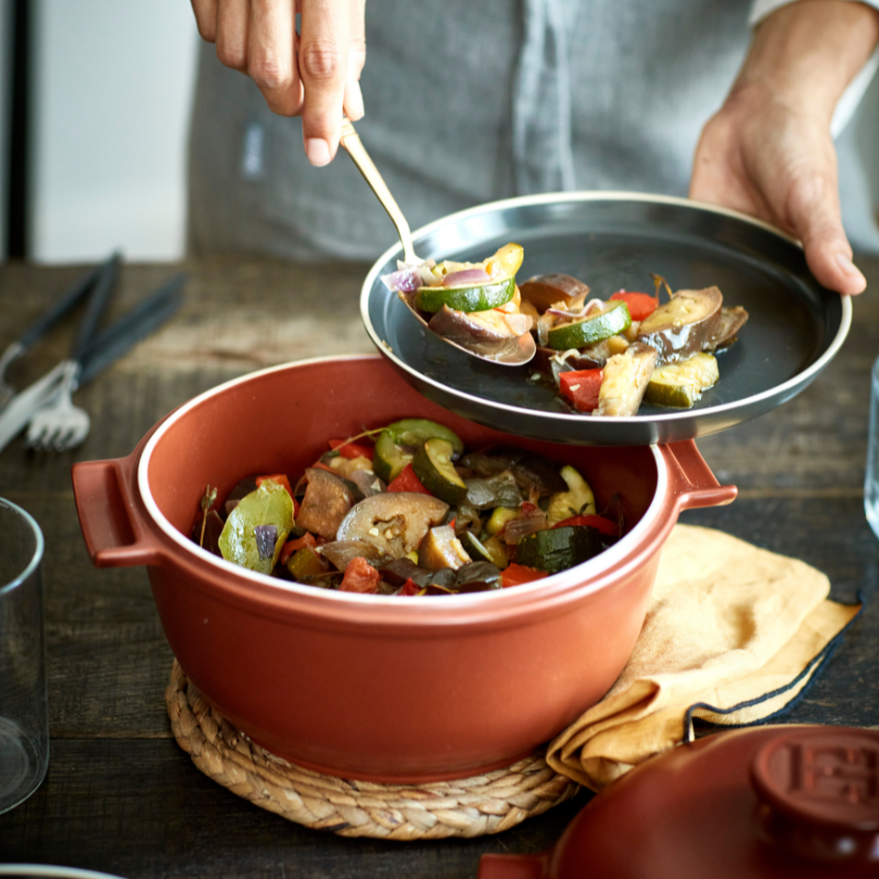 Emile Henry Delight Round Casserole 2L - Sienna