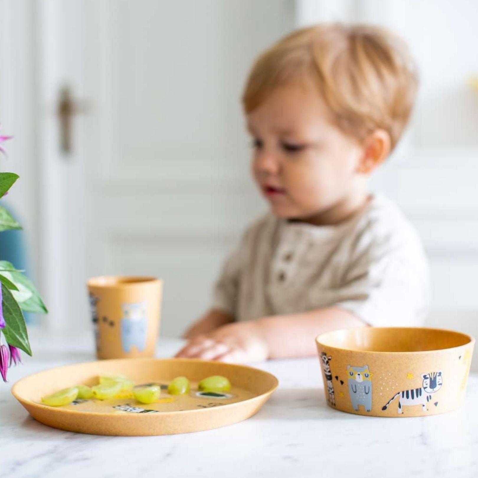 Koziol Kids Connect Zoo Tableware Set - Simmer and Slice