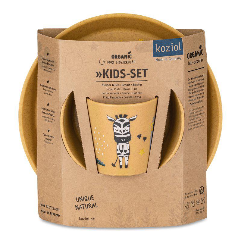 Koziol Kids Connect Zoo Tableware Set - Simmer and Slice