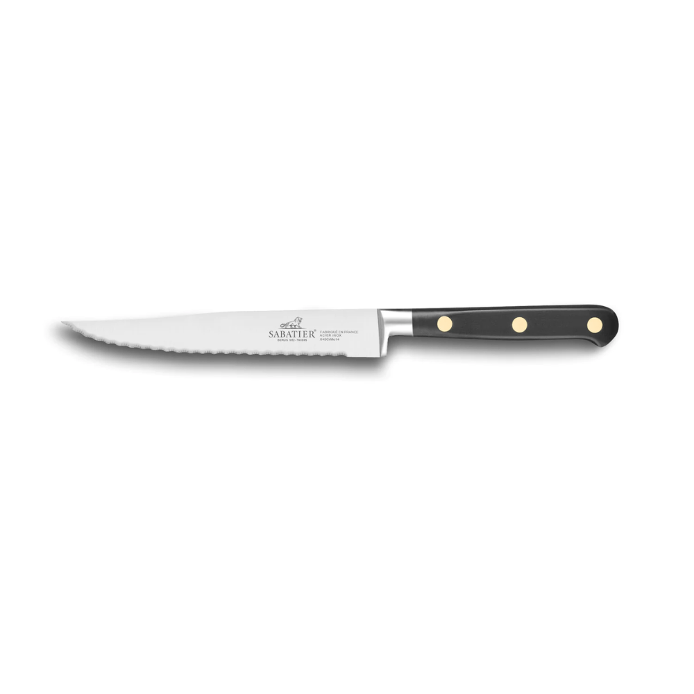 Lion Sabatier 13cm Serrated Steak Knife - Chef - Simmer and Slice