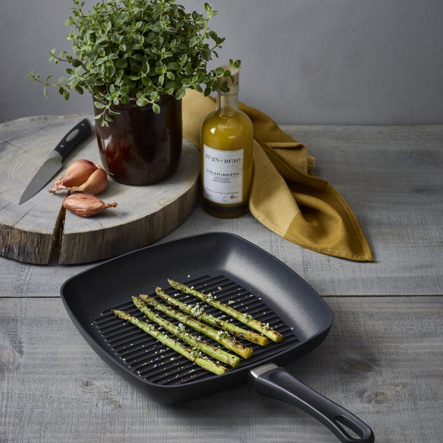 SCANPAN Classic Induction Deep Grill Pan 27 x 27cm - Simmer and Slice