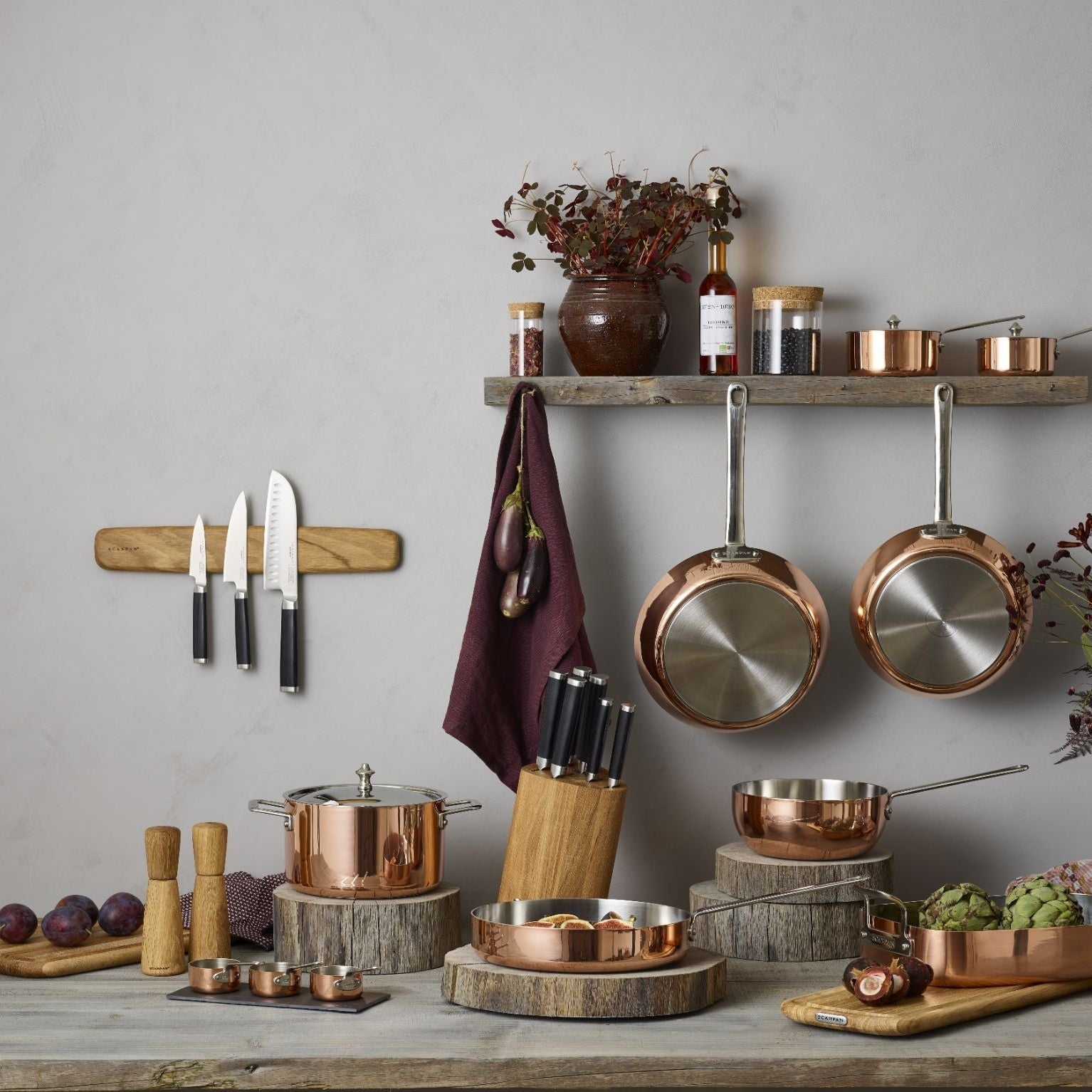 SCANPAN Classic Knives - Knife Magnet 38.5cm - Simmer and Slice