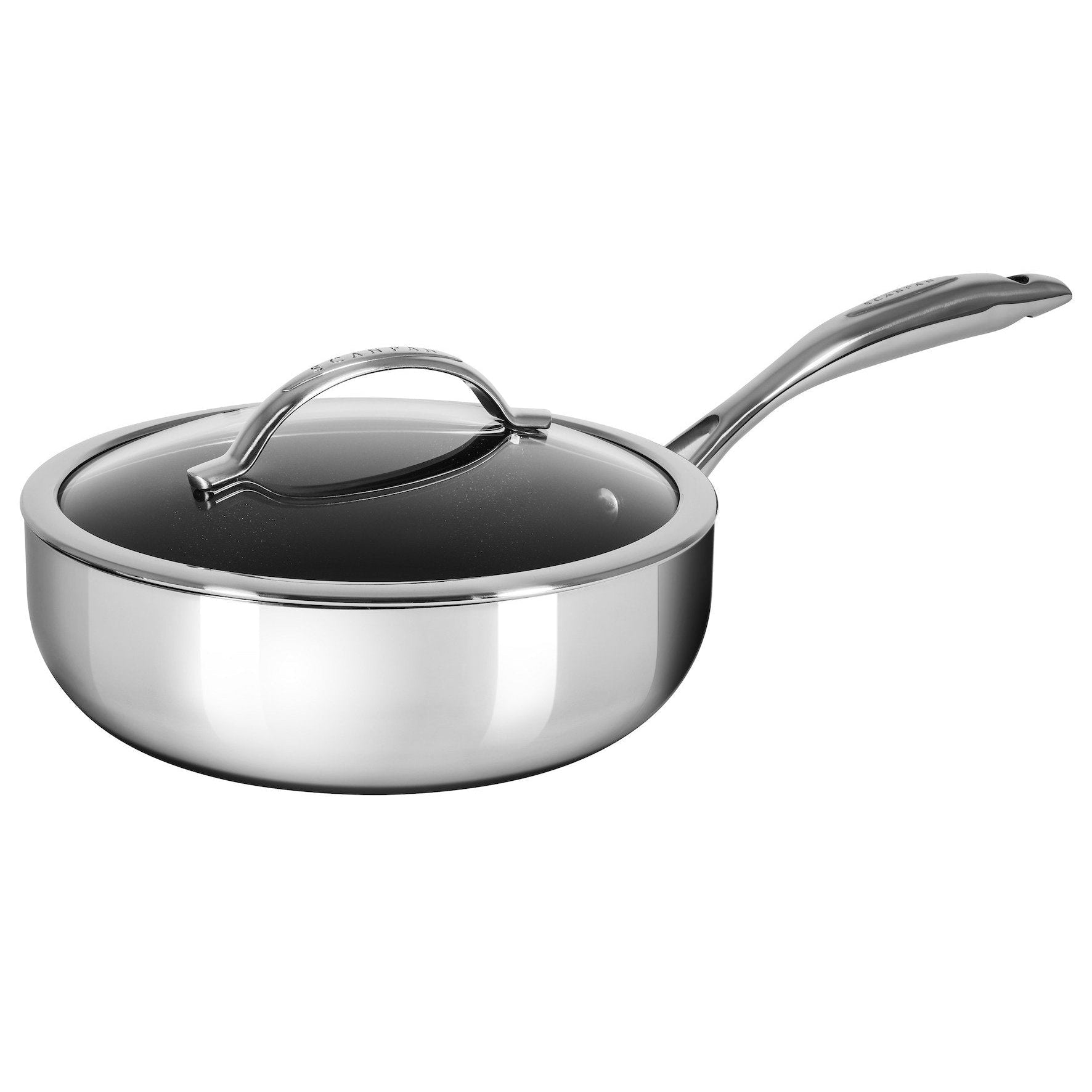 SCANPAN HaptIQ Deep Saute Pan With Lid 26cm - Simmer and Slice