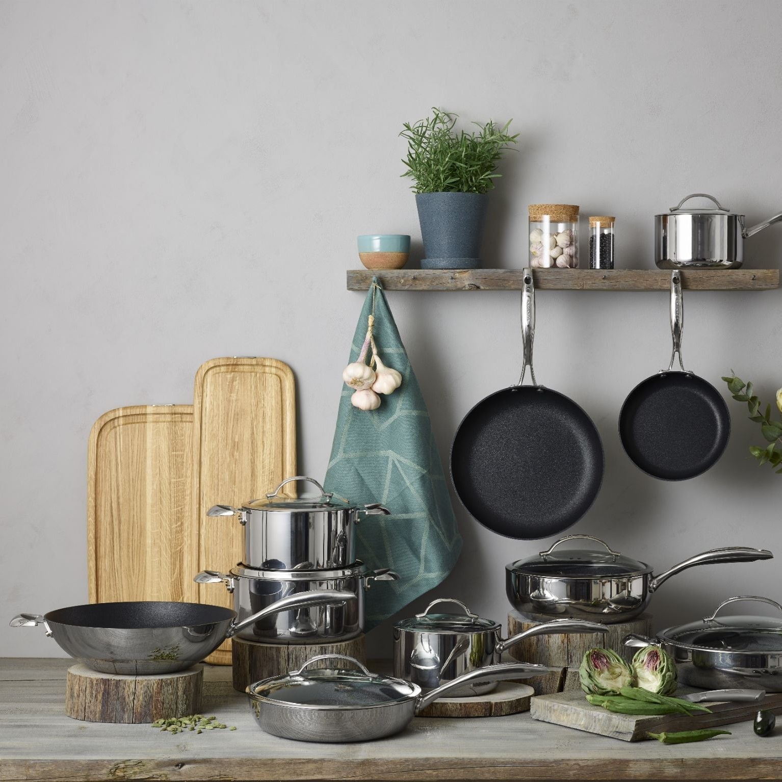 SCANPAN HaptIQ Frying Pan 28cm - Simmer and Slice