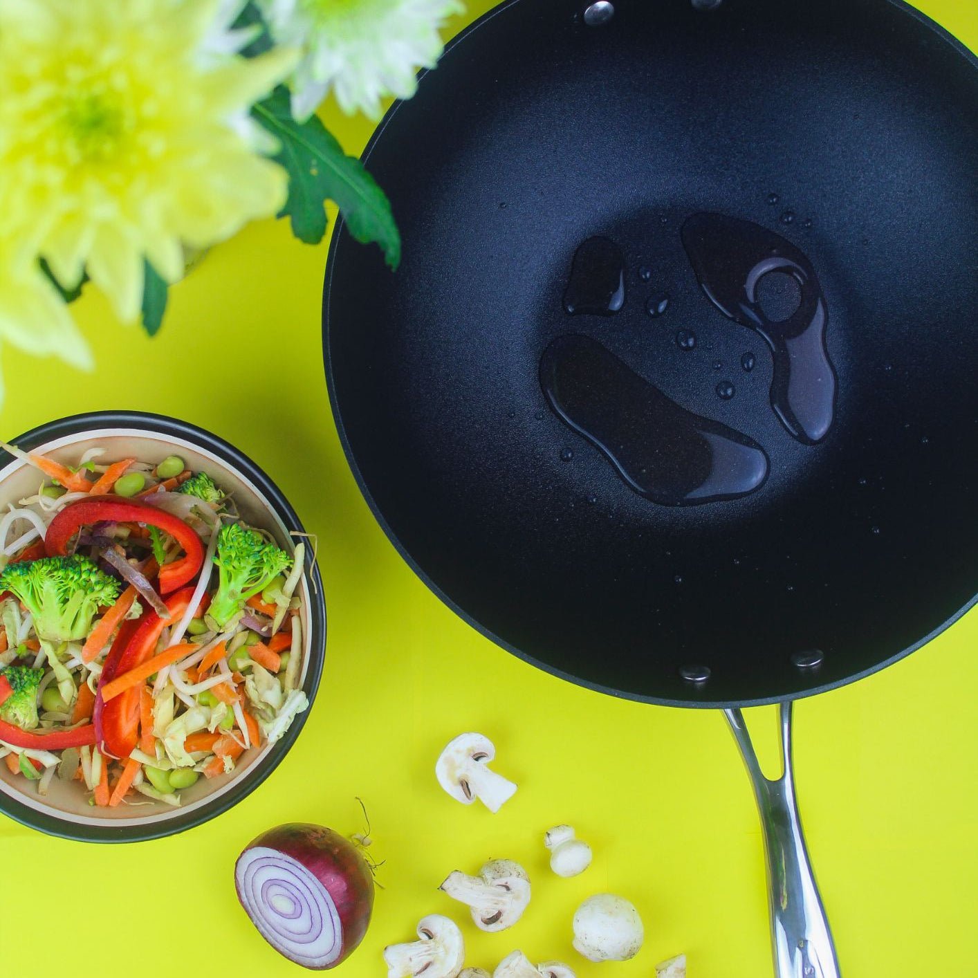 SCANPAN HaptIQ Wok 32cm - Simmer and Slice