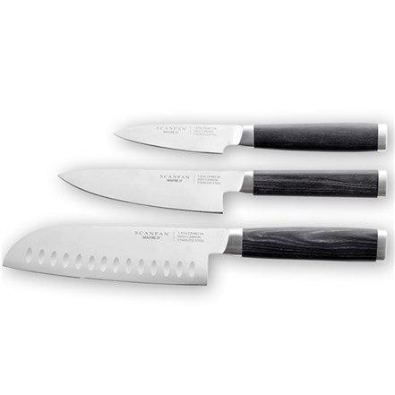 SCANPAN Maitre D' 3pc Asian Knife Set - Simmer and Slice