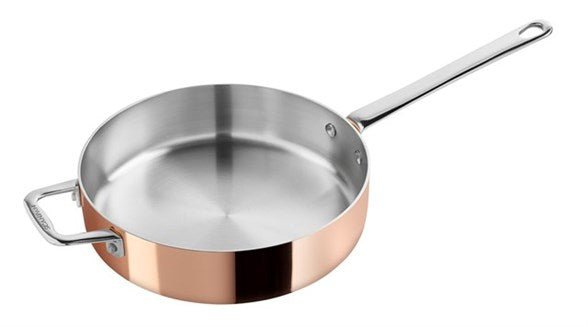 SCANPAN Maitre D Copper Induction Sauté Pan 24cm - Simmer and Slice