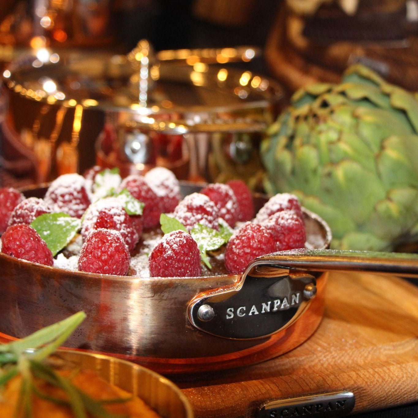 SCANPAN Maitre D Copper Saute Pan 16cm - Simmer and Slice