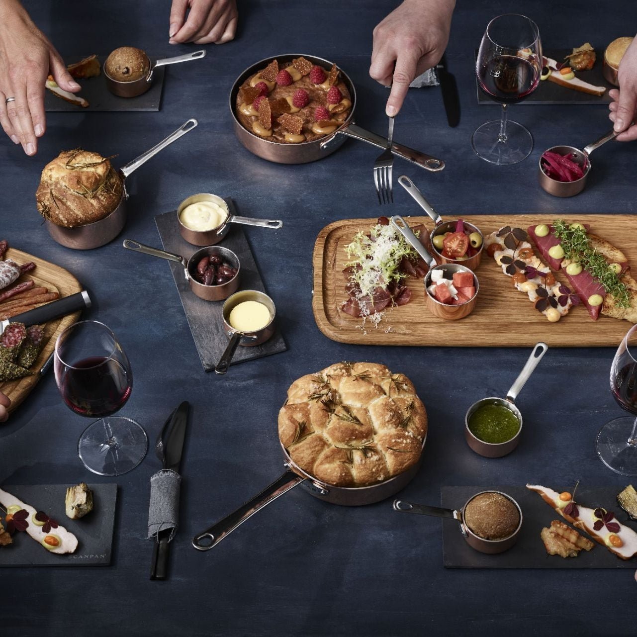 SCANPAN Maitre D Copper Saute Pan 16cm - Simmer and Slice