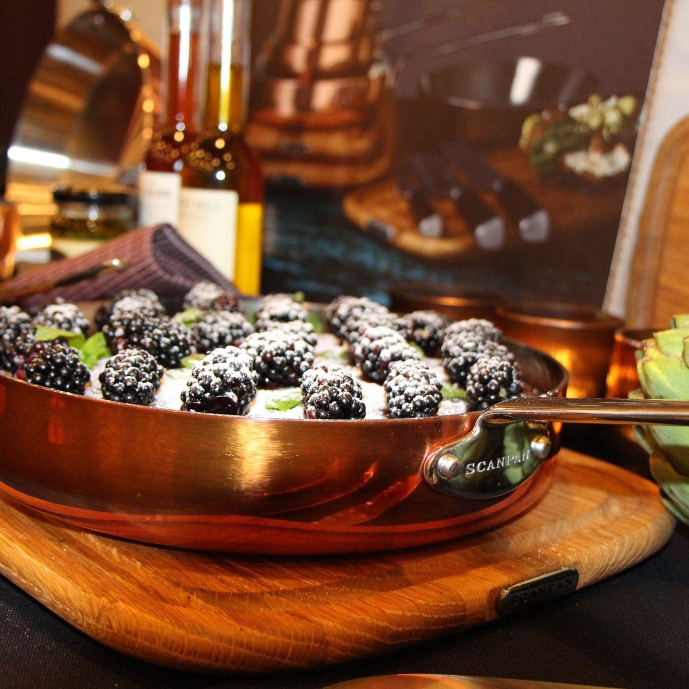 SCANPAN Maitre D Copper Saute Pan 26cm - Simmer and Slice