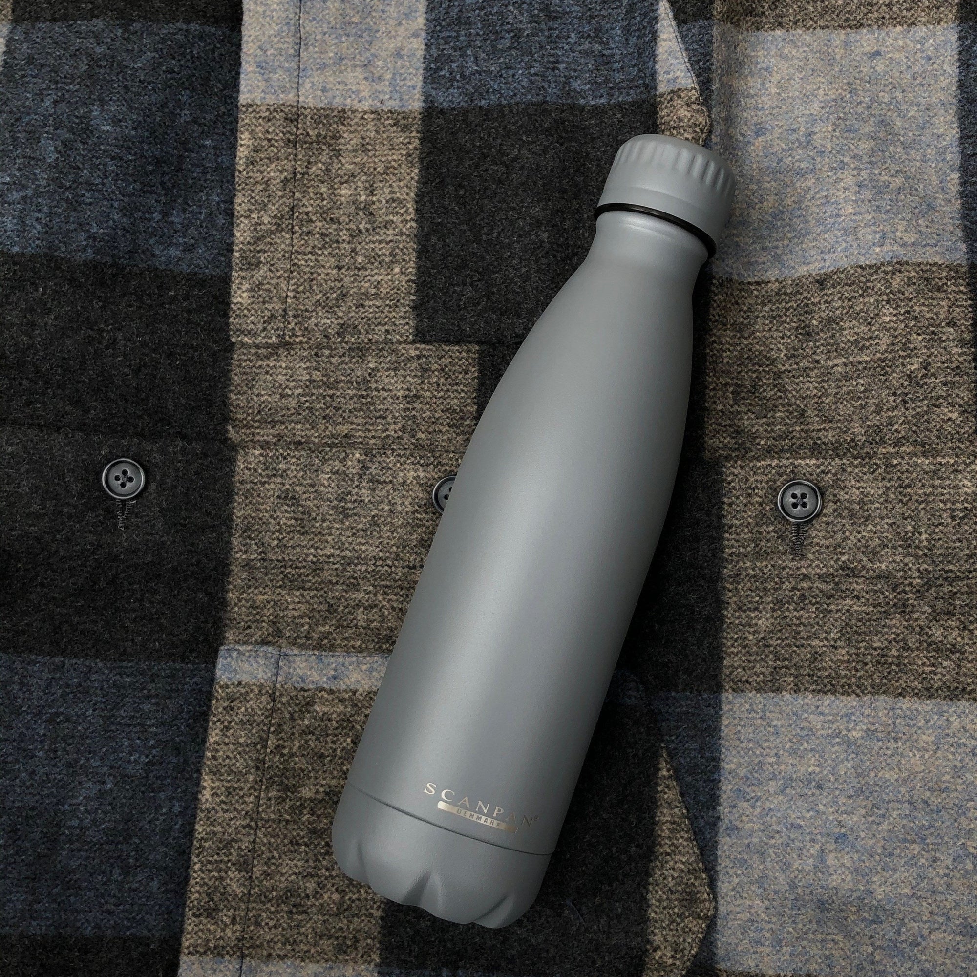 SCANPAN To Go 500ml Bottle - Pebble Grey - Simmer and Slice