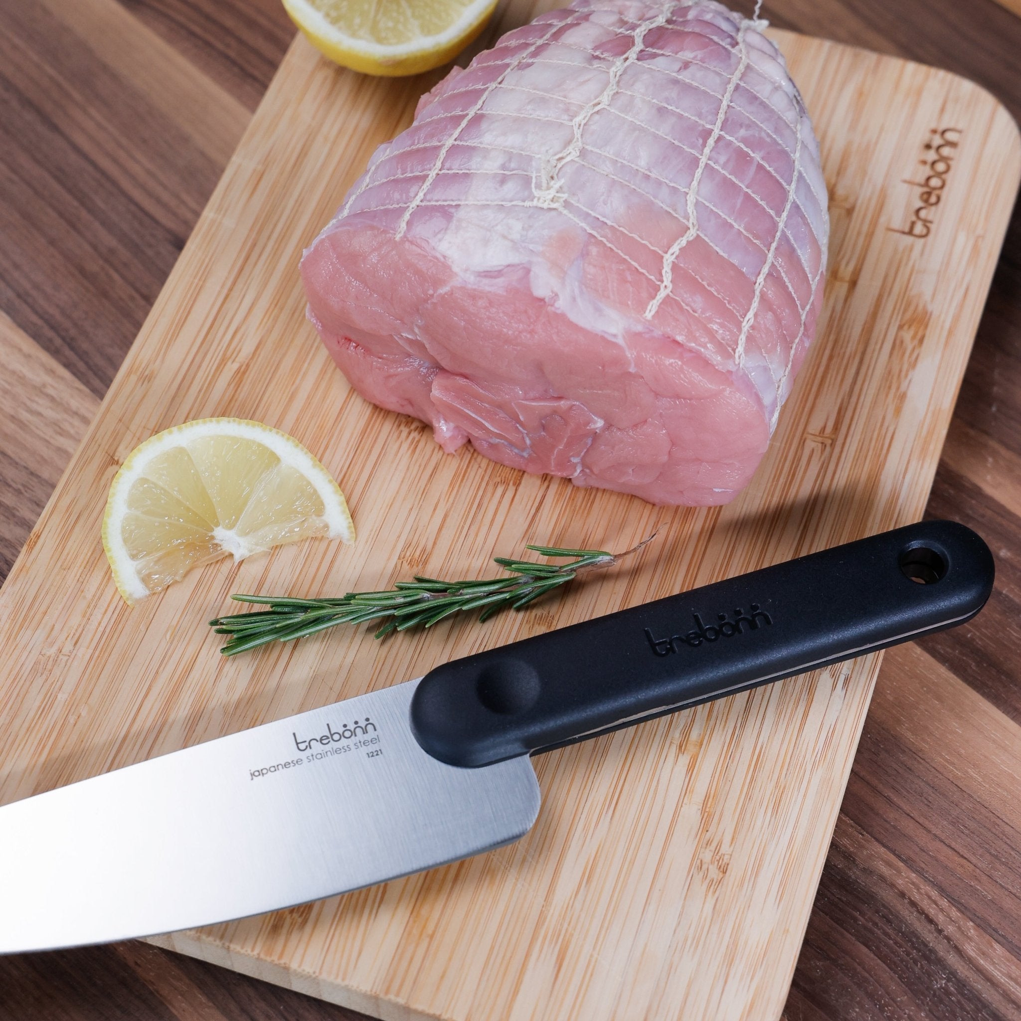 Trebonn Chef Knife 18cm (Black Edition) - Simmer and Slice