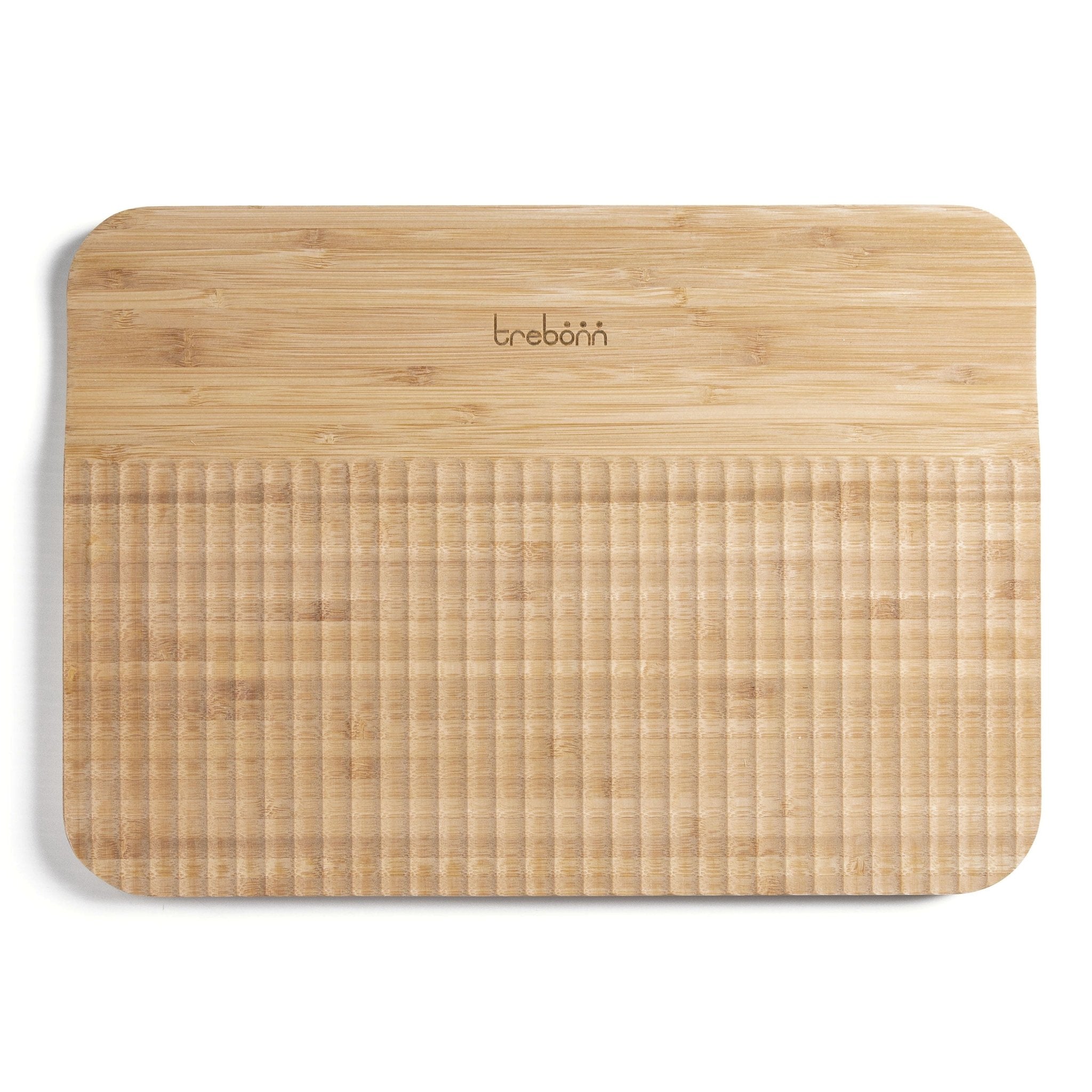 Trebonn Cutting Board Large - Wave Chop & Slide - Simmer and Slice