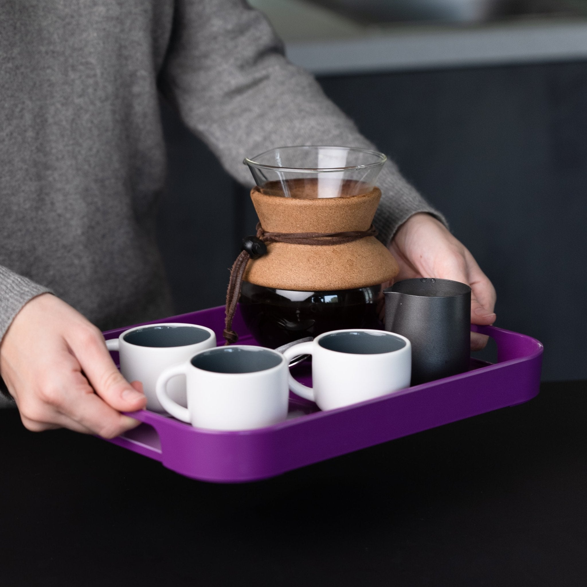 Trebonn PILE Serving Tray - Purple - Simmer and Slice