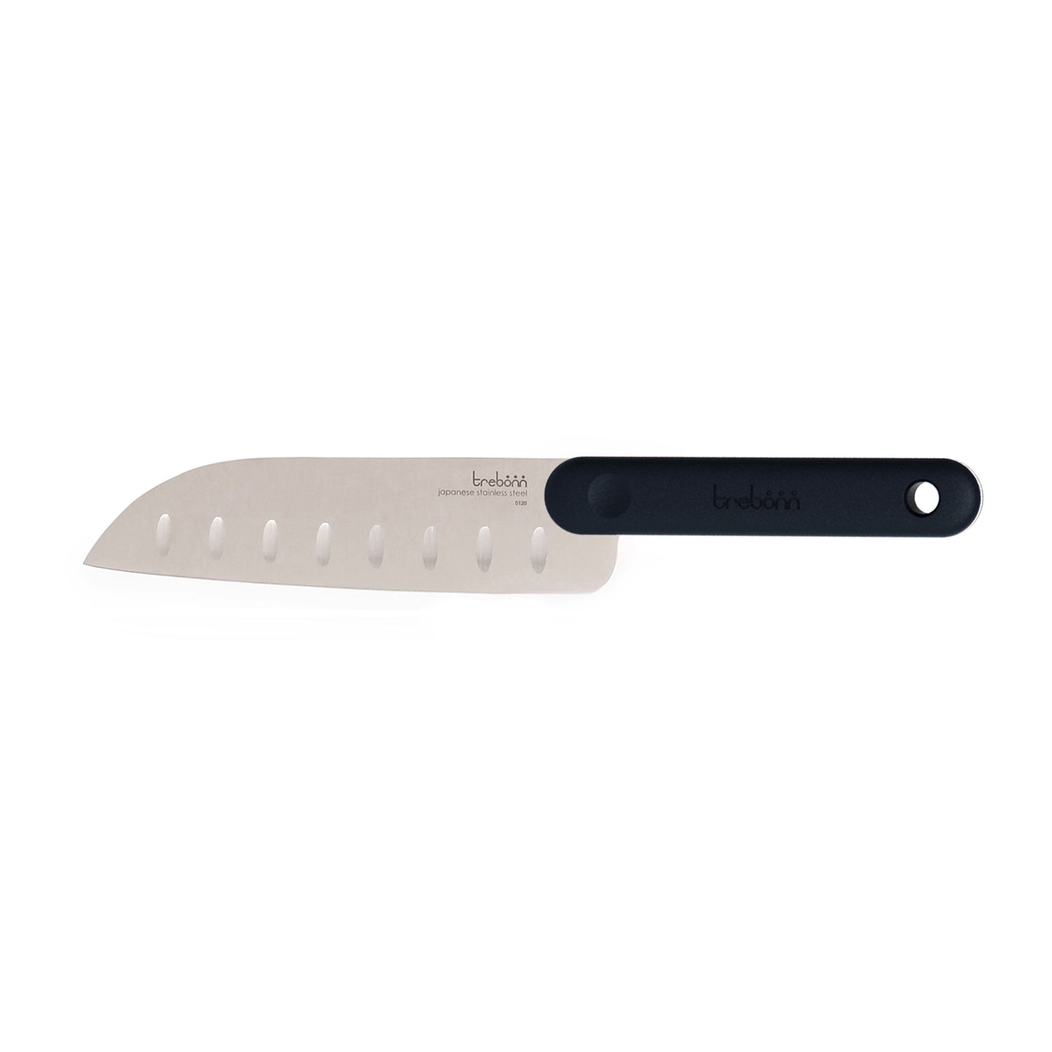 Trebonn Santoku Knife - Black Edition - Simmer and Slice