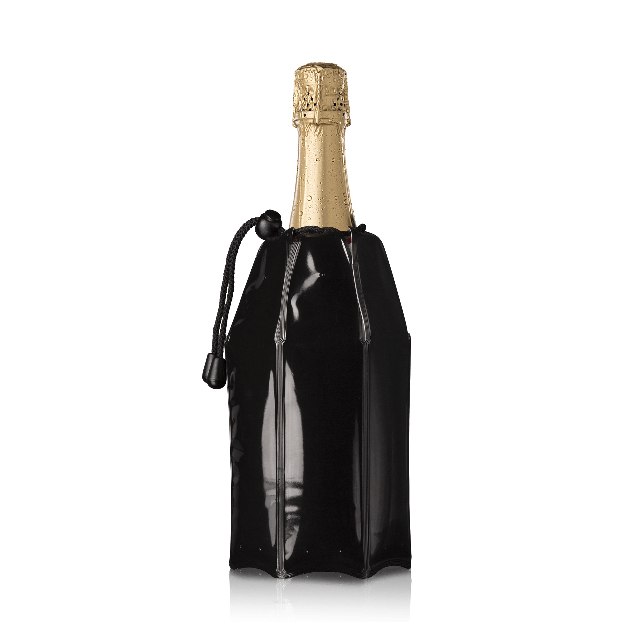 Vacu Vin Active Cooler Champagne Black - Simmer and Slice
