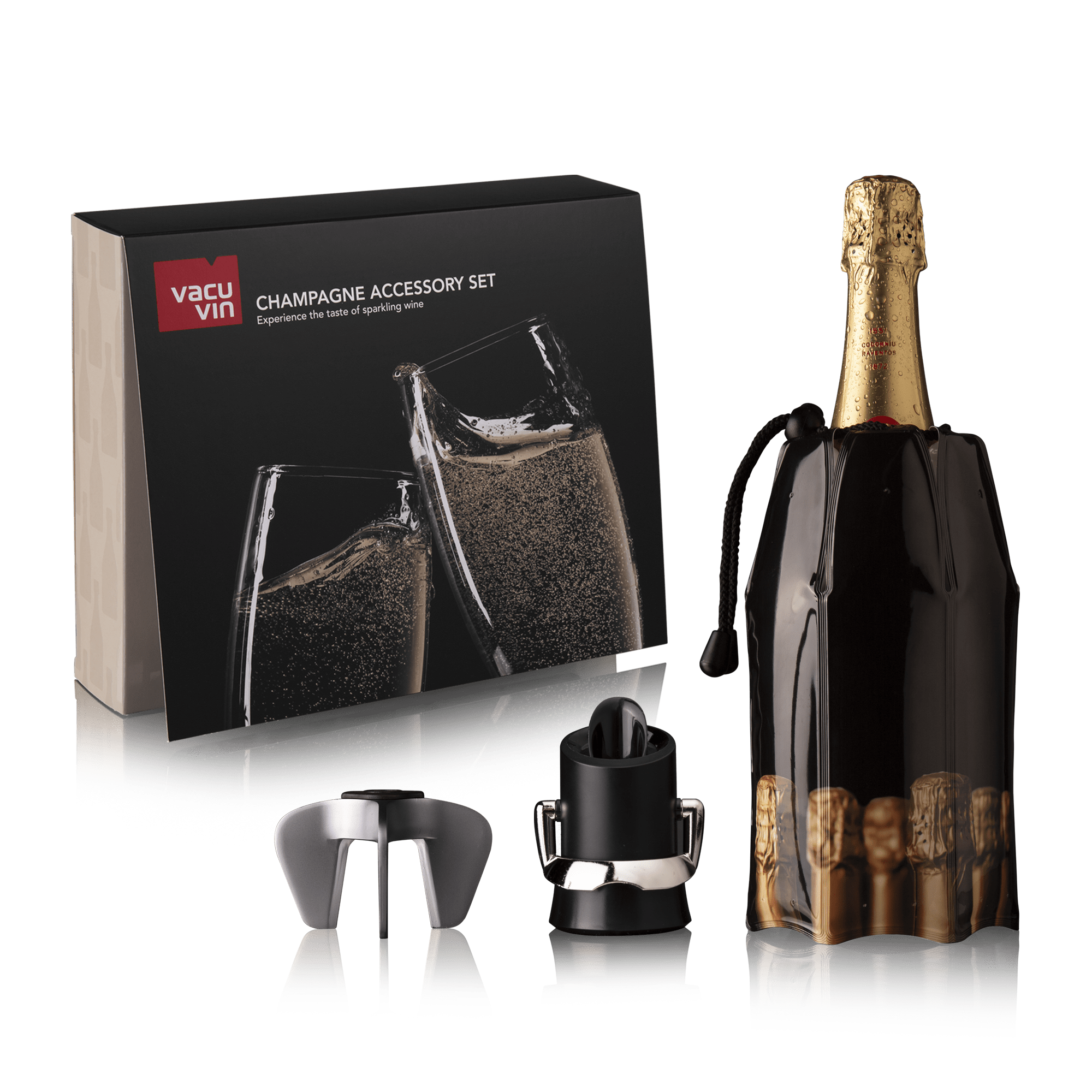 Vacu Vin Champagne Accessory Set (Set of 3) - Simmer and Slice