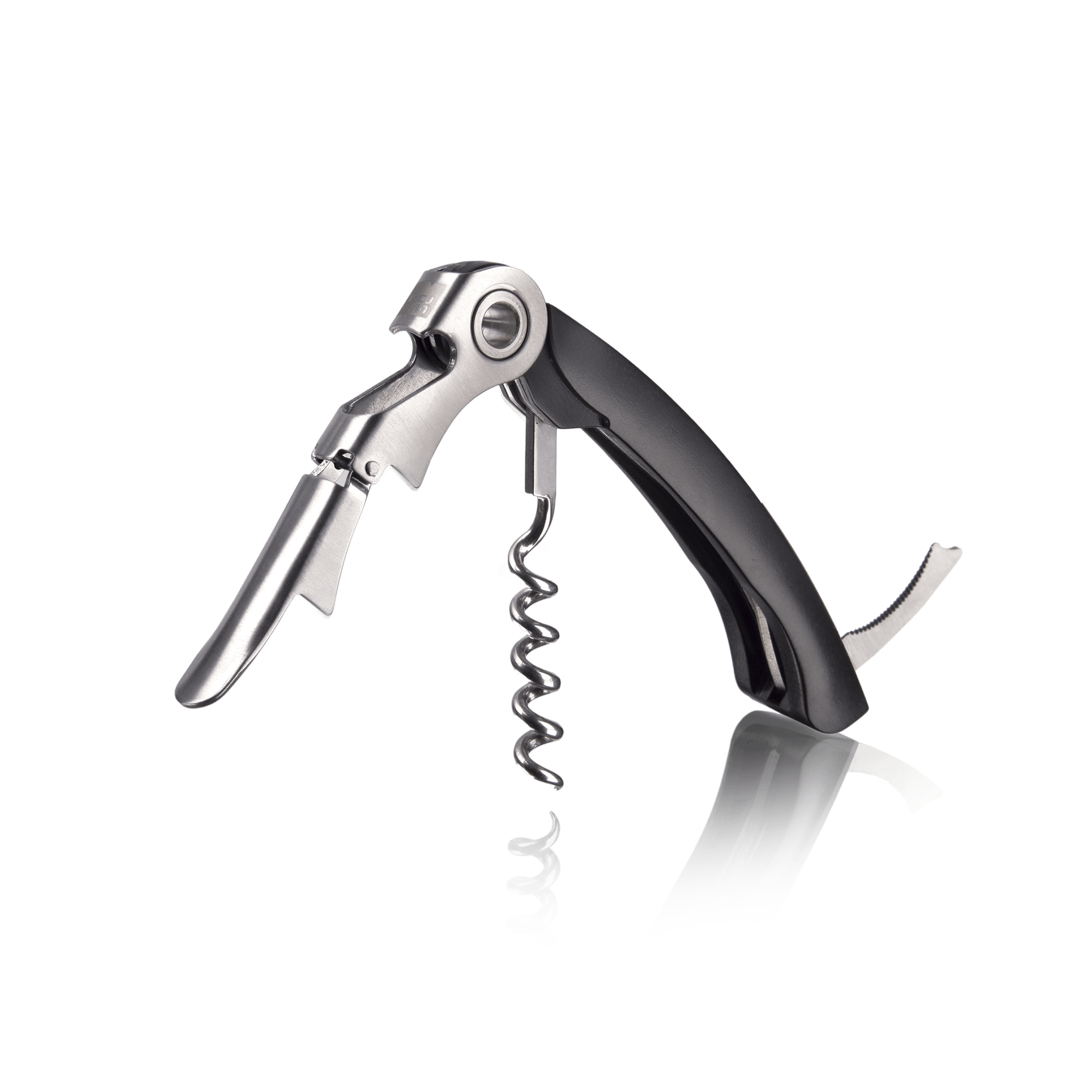 Vacu Vin Double Hinged Corkscrew - Black - Simmer and Slice