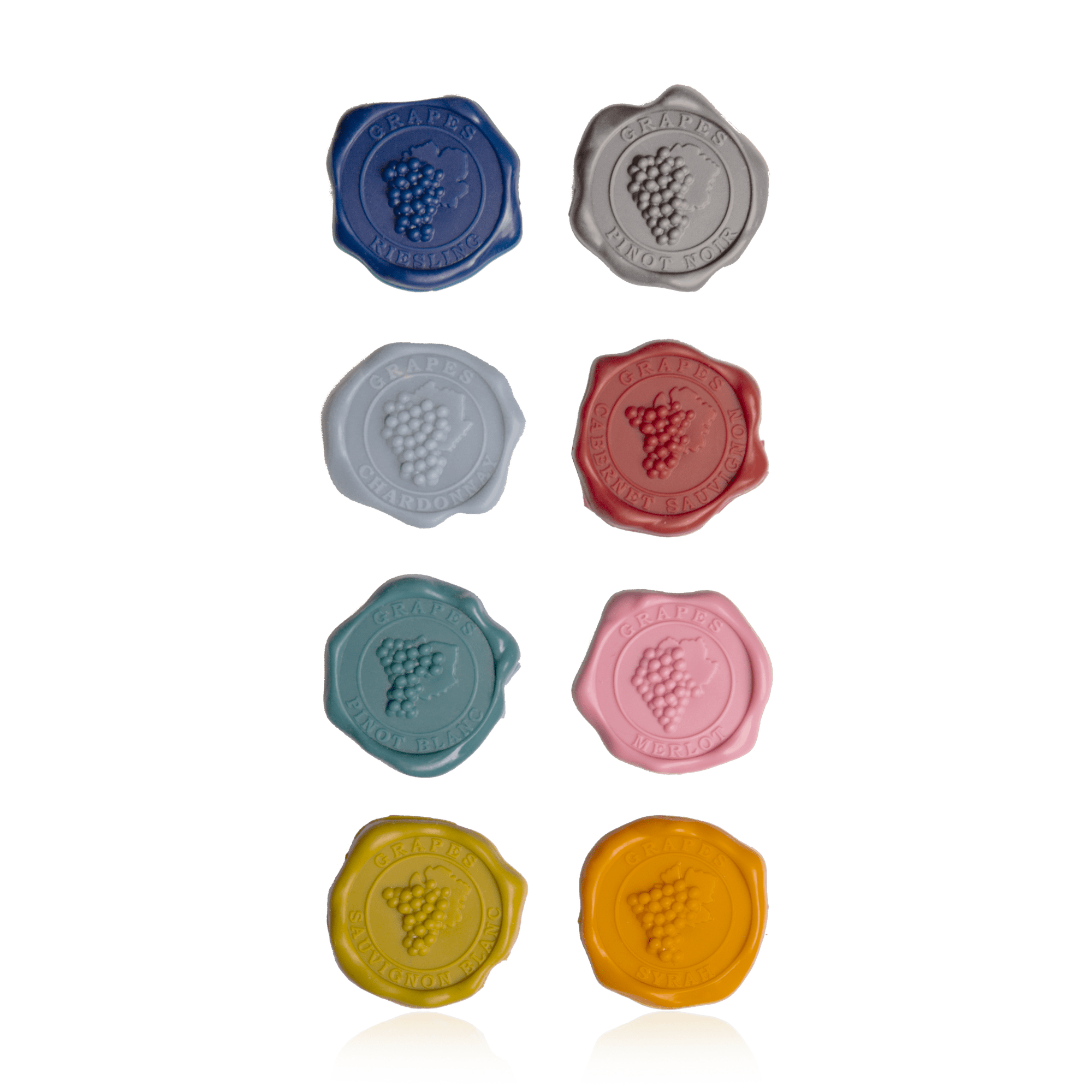 Vacu Vin Glass Markers Classic | Set of 8 - Simmer and Slice
