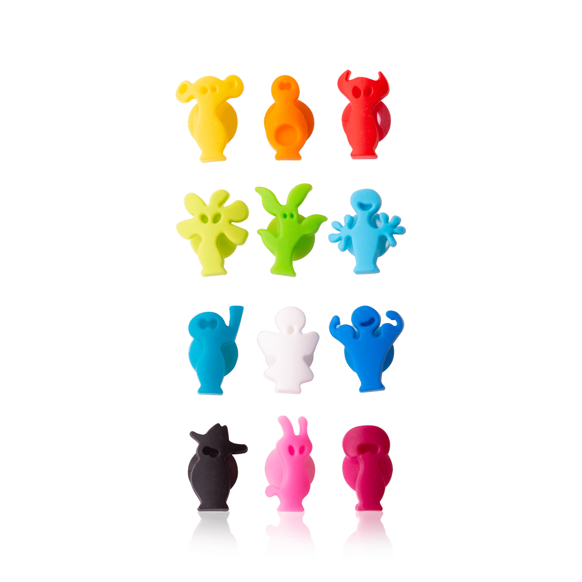 Vacu Vin Glass Markers Party People (Contains 12) - Simmer and Slice