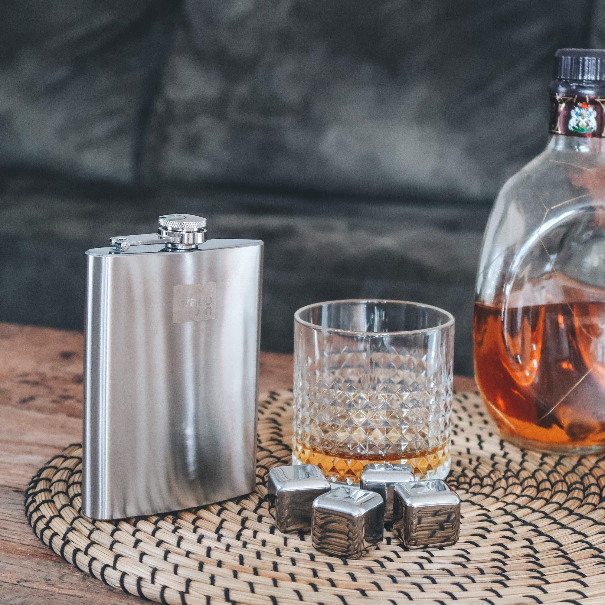 Vacu Vin Hip Flask Stainless Steel - Simmer and Slice