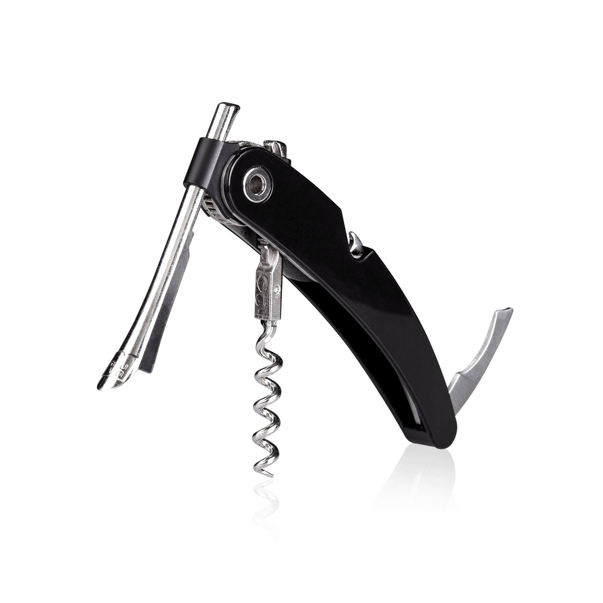 Vacu Vin Single Pull Corkscrew Black - Simmer and Slice