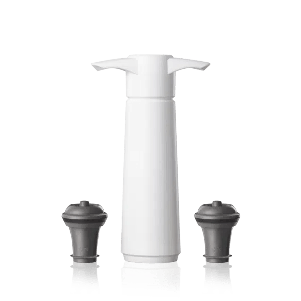 Vacu Vin Wine Saver White | 2 Stoppers - Simmer and Slice