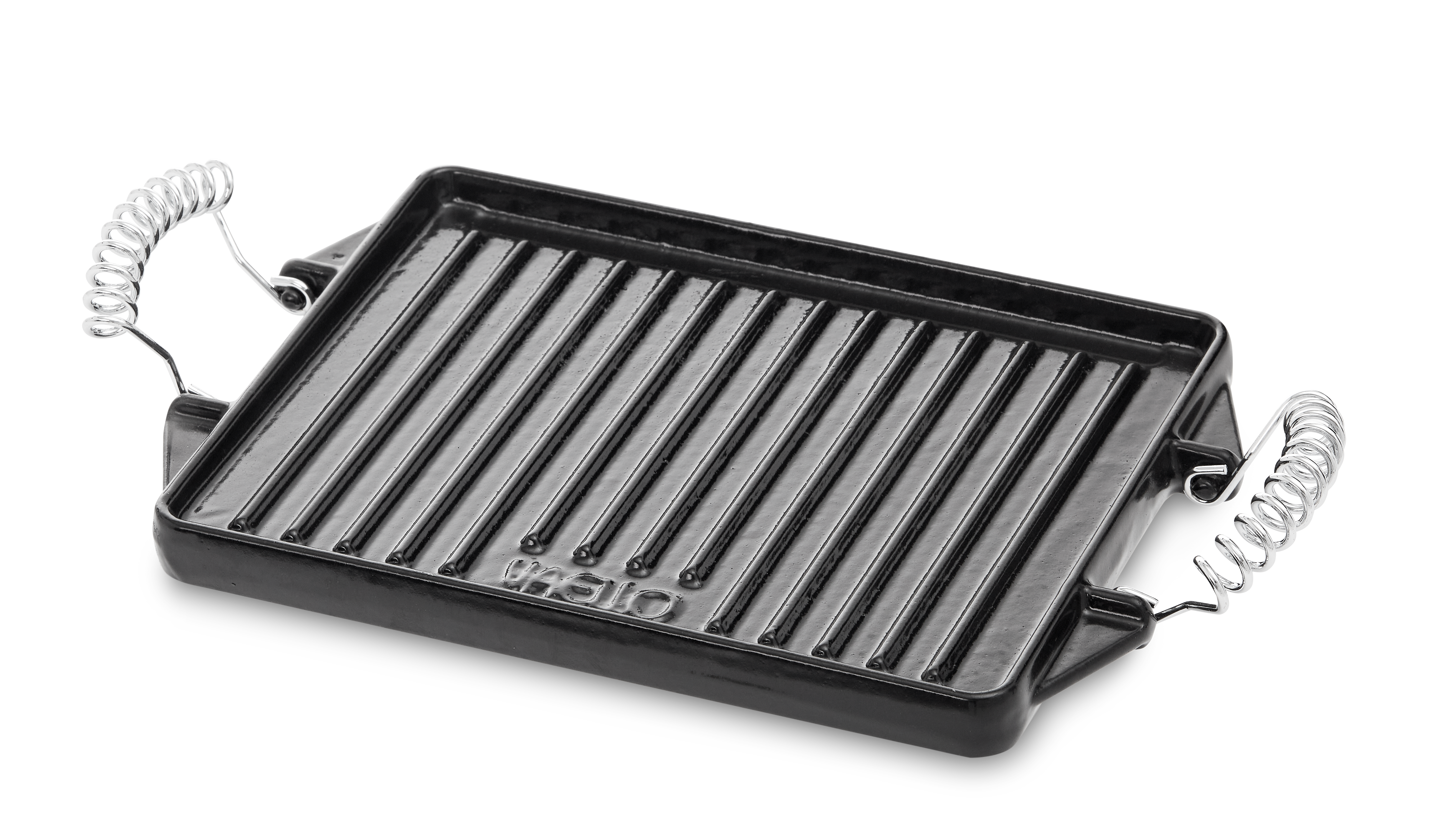 Vaello Enameled Rectangular Cast Iron Griddle - 27 x 21cm