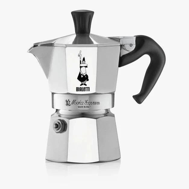 Bialetti Moka Express Aluminium Stovetop Coffee Maker (3 Cup)