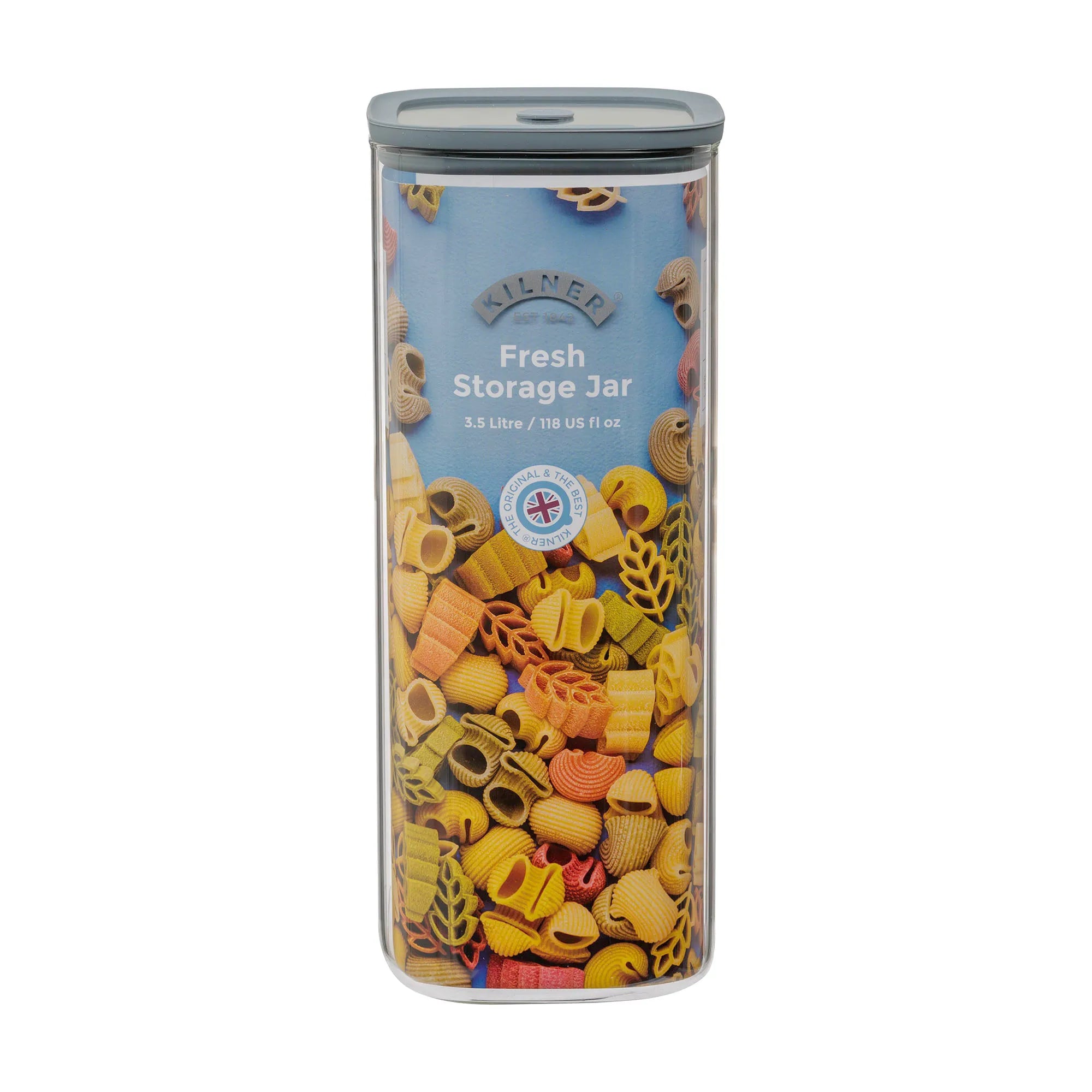 Kilner Fresh Storage Square Jar 3.5Litre