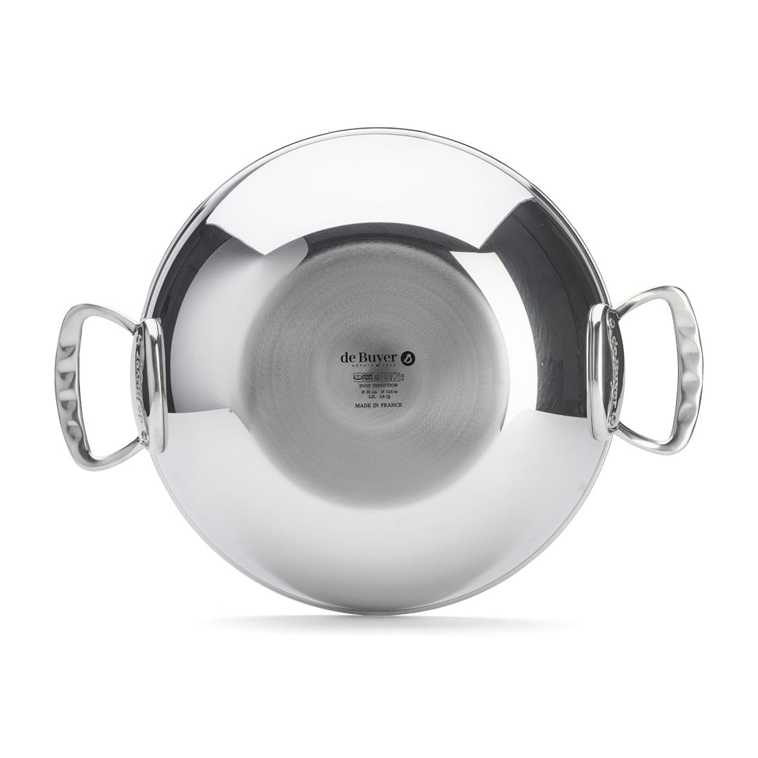 De Buyer Affinity 32cm Wok with 2 Handles