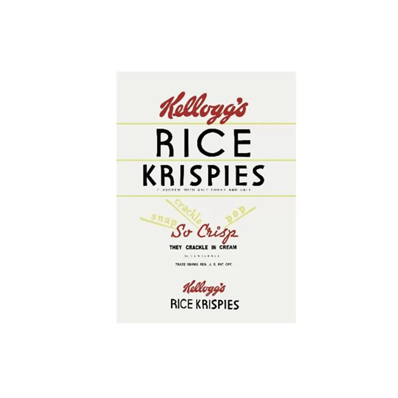 Vintage Kelloggs Rice Crispies Snap Crackle & Pop Tea Towel