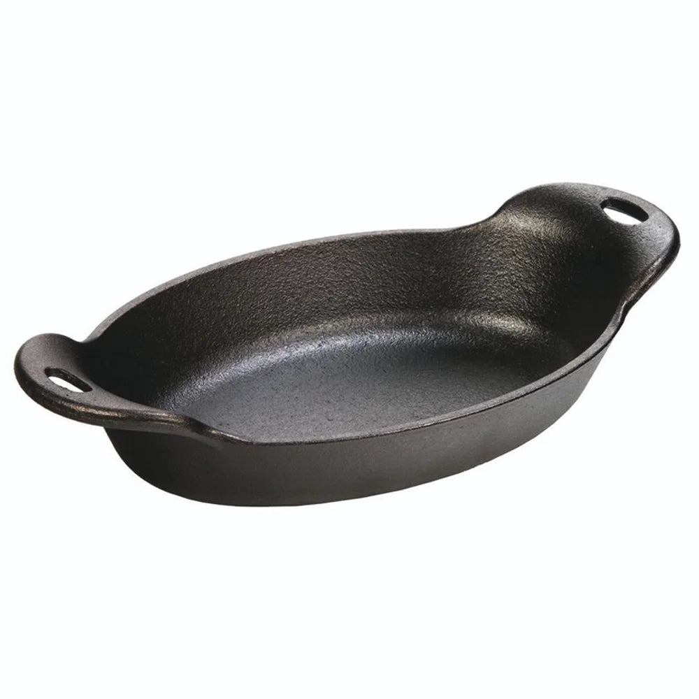 Lodge Large Oval Cast Iron Server 32 x 18cm