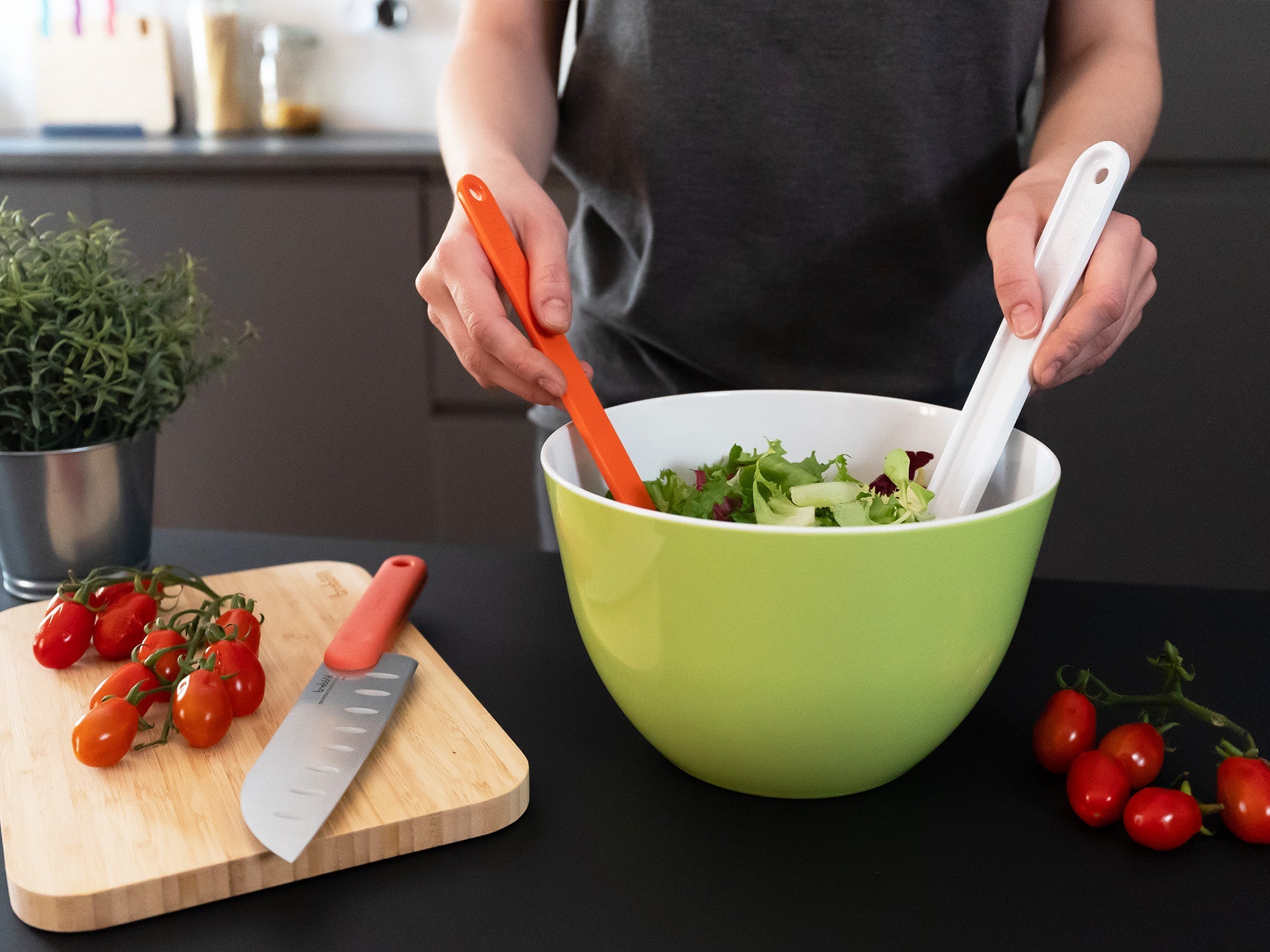 Trebonn Pile 22cm Stackable Bowl - Green