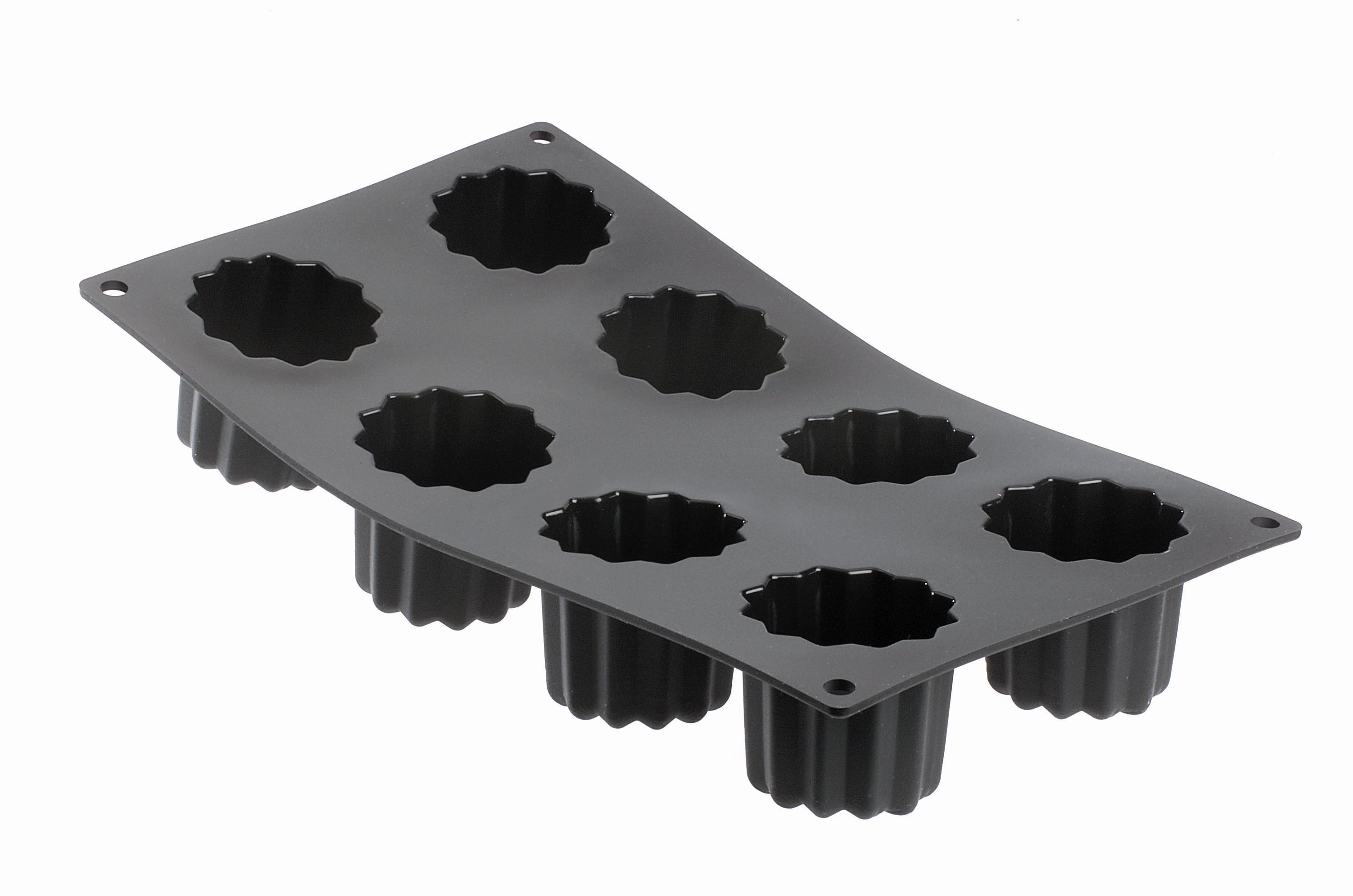 De Buyer Moul'Flex - 8 Fluted Bordelais Portions